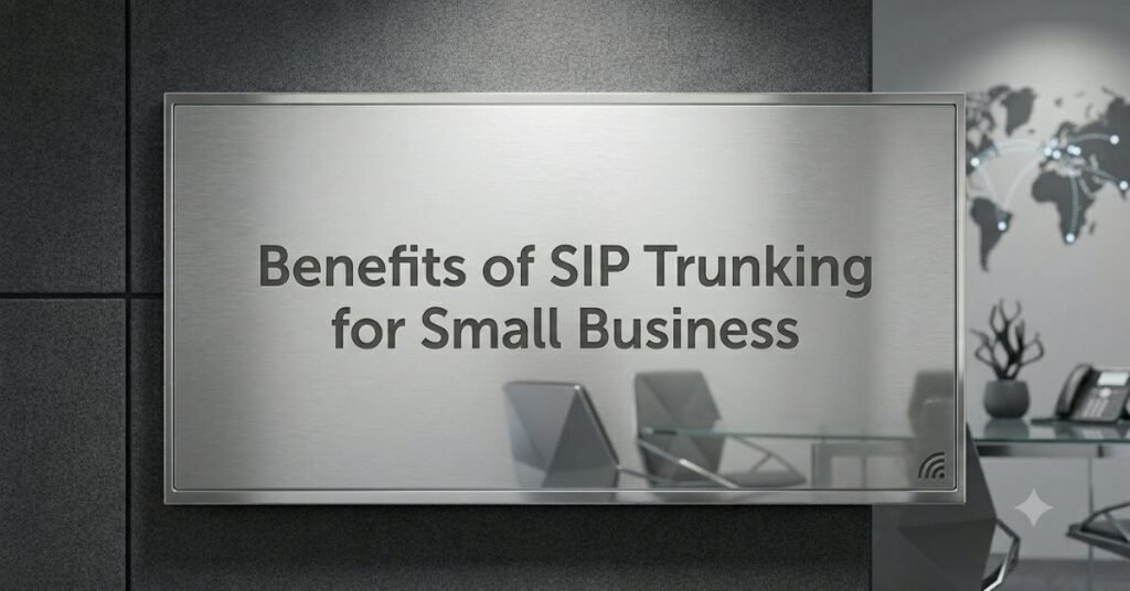 Benefits of SIP Trunking for Small Business 2026