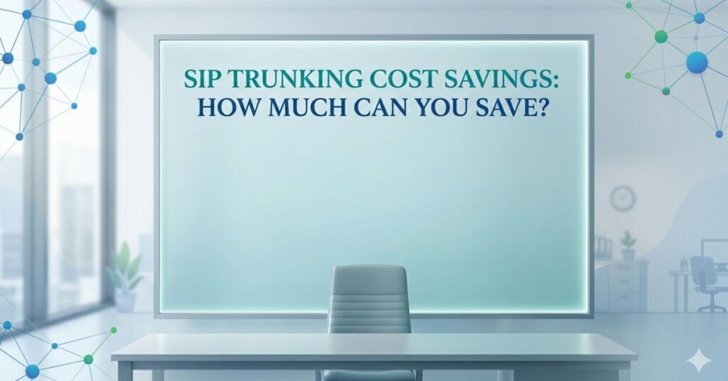 SIP Trunking Cost Savings