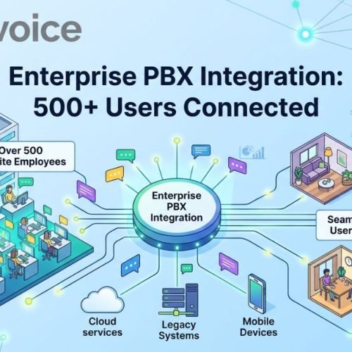Enterprise PBX Integration 500+ Users Connected