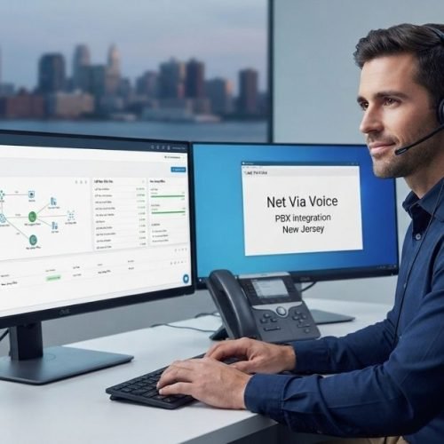 Man is working related to PBX integration New Jersey