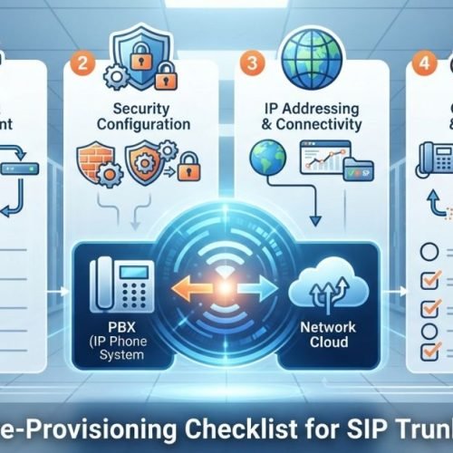Pre-Provisioning Checklist for SIP Trunks