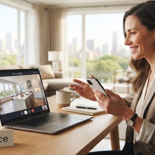Woman is working on SIP for Real Estate